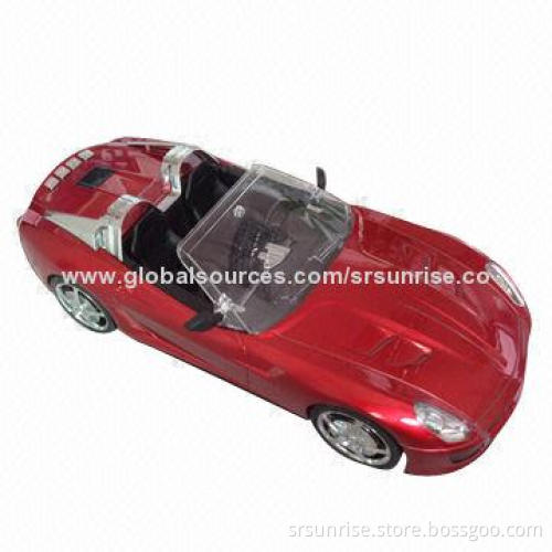 Car Model Portable Speaker with Radio Function, Can Use USB Stick, TF Card, Supports MP3 Format